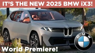 FIRST LOOK  All New 2025 BMW iX3 Vision Neue Klasse X World Premiere  VIDEO 1 [upl. by Sybila372]