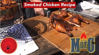 Smoked Chicken Recipe with Favorite Rub [upl. by Enilegna]