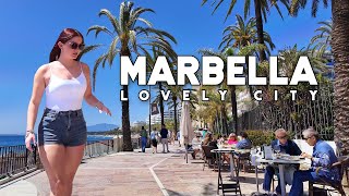 Marbella Spain Lovely City April 2024 Update Costa del Sol  Málaga 4K [upl. by Nared]