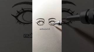 Cute eyes tutorialart eyes tutorial shorts [upl. by Sapphera]