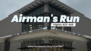 USAF BMT Airmans Run Flights 432445  July 2 2024 [upl. by Riplex468]