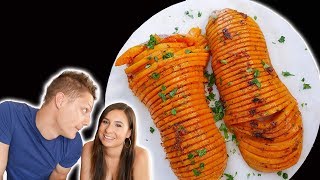 Hasselback Butternut Squash  BEST BUTTERNUT SQUASH RECIPE [upl. by Nicolette]