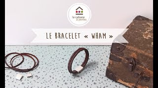 TUTO bracelet homme DIY  Comment réaliser un bracelet en cuir tressé pour homme [upl. by Blaseio]