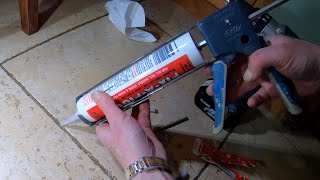 Fix A Floor repair loose ceramic tile DIY fixafloor [upl. by Aihsenad]