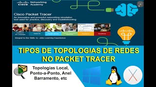 🔴 Topologias Local PontoaPonto Barramento e Anel no Cisco Packet Tracer v611  Aula 003 [upl. by Alpheus]