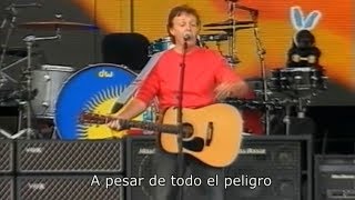 Paul McCartney  In Spite of All the Danger Sub Español  Rusia 2004 HD [upl. by Llert13]