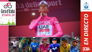 🚴🏼GIRO DE ITALIA 2024 En Vivo Etapa 20 🟢 [upl. by Tnarud]