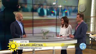 Larmsamtalet från Drottninggatan quotHör paniken i kvinnans röstquot  Nyhetsmorgon TV4 [upl. by Anilesor457]