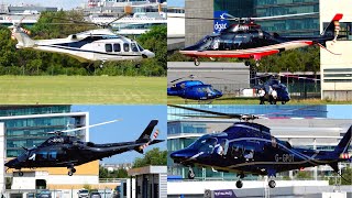 Private Helicopters Compilation Startup amp Takeoff  24h du Mans [upl. by Nussbaum]