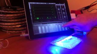 Animoog controls a RGB led via USB MIDI [upl. by Iel475]