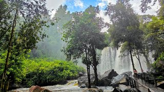 Discover Cambodia Kulen Waterfall Poeng Ta Kho Cliff amp Preah Ang Thom Pagoda [upl. by Colley]