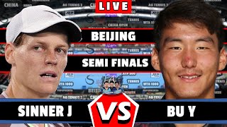 🔴LIVE Sinner J vs Bu Y • Beijing Open 2024 Semifinals Sinner Bu tennis ATP BeijingOpen [upl. by Etneciv]