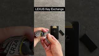 LEXUS Key battery Exchange shorts [upl. by Yerbua555]