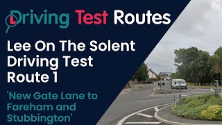 Lee On The Solent Driving Test Route 1 [upl. by Leoj]