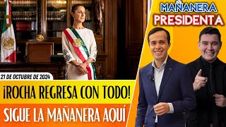 MañaneraPresidenta con Jorge Armando Rocha  21 de Octubre de 2024 [upl. by Madelyn]