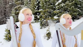 ABBA  Happy New Year Harp Twins [upl. by Pip]