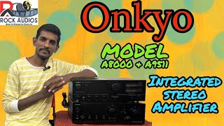 Onkyo Integrated Stereo Amplifier Model A8000A9511 onkyo stereo amplifier Sales RockAudios [upl. by Gloria]