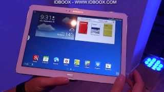 Samsung Galaxy Note 10 1 ed 2014 prise en main  Hands On  IDBOOX [upl. by Nehte]