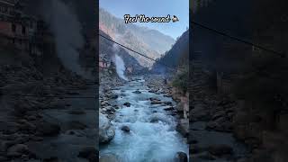 Feel the sound of nature …Manikaran  Parvathi river  Himachal Pradesh ytshorts shorts [upl. by Ailasor692]