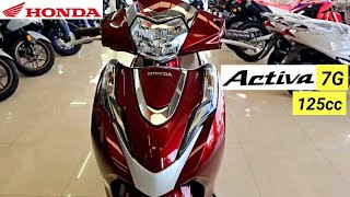 Honda Activa 7G 2024 Model Launched in india  Price  Features  Activa new 2024 Model [upl. by Ettelohcin]