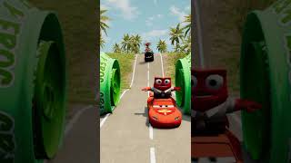 Emotions vs Crazy Frog Bollard 🚗💥😱 Inside Out 2 Cars Escape [upl. by Margetts]