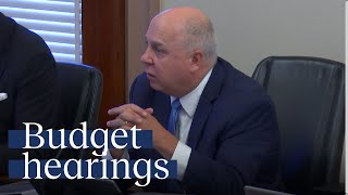 Treasurer and Premier front budget estimates [upl. by Girhiny]