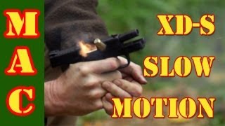 Springfield XDS in Slow Motion [upl. by Denzil136]