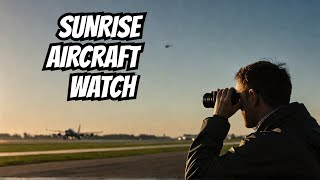 Daybreak Plane Spotting in Marcus Hook PA [upl. by Culhert]