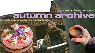 autumn archive 2024  vlog [upl. by Eniamor]