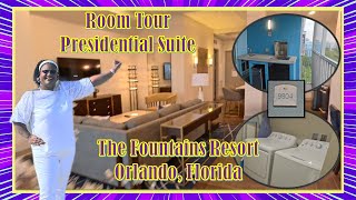 Experience Luxury At The Fountains Resort In Orlando Florida With A Tour Of The Presidential Suite [upl. by Patman]