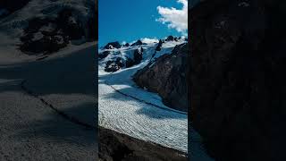 Hoh River Trail to Blue Glacier hiking mountains pnw olympicnationalpark rainforest [upl. by Yniar]