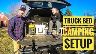 The Ultimate Truck Bed Camper  Cheap Modular Functional Queen Size truck bed camping [upl. by Trela456]