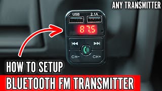 How to Setup Bluetooth FM Transmitter Also Best Sound Tips [upl. by Miharbi749]