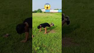 😲 Amazing push ups 💪 strength fitness fitnessmotivation pushups hardwork workout shocking [upl. by Idaline628]