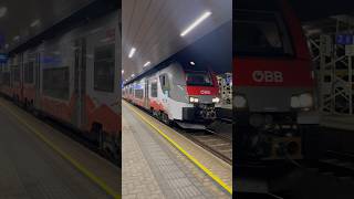 Der neue Tiroler ÖBB Cityjet Desiro ML am Bahnhof Kufstein [upl. by Nosloc417]