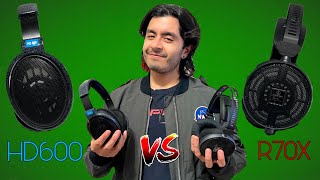 PICK YOUR POISON  Audio Technica R70X vs Sennheiser HD600 Comparison [upl. by Boorman]