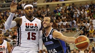 USA vs Argentina 2012 Olympics Mens Basketball Exhibition FULL GAME HD 720p [upl. by Ocire]