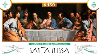 Santa Missa às 06h30  AO VIVO [upl. by Stoughton765]