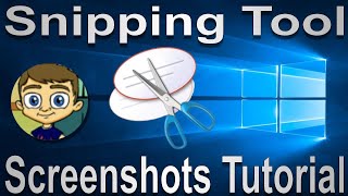 The Snipping Tool  Windows Screenshots Tutorial [upl. by Ivy]