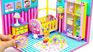 DIY Miniature Baby Playroom amp Playpen Baby Bottle [upl. by Bik742]