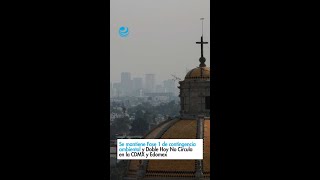 Se mantiene Fase 1 de contingencia ambiental y Doble Hoy No Circula en la CDMX y Edomex [upl. by Alimat]