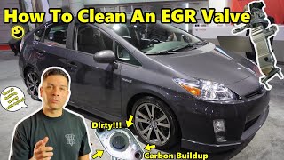 How To Clean An EGR Valve On A 2010  2015 Toyota Prius DTC P0401 [upl. by Calvo621]