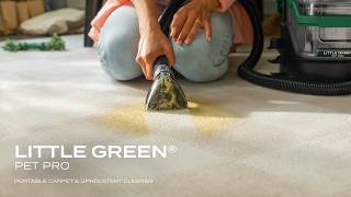 Little Green® Pet Pro Portable Carpet Cleaner  Feature Overview [upl. by Thordis]