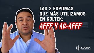 Las 2 espumas que más utilizamos en Koltek AFFF y ARAFFF [upl. by Lorola843]