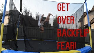 HOW TO EASILY GET OVER BACKFLIP FEAR [upl. by Weitman594]