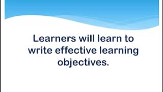 Writing SMART Learning Objectives [upl. by Artemahs972]