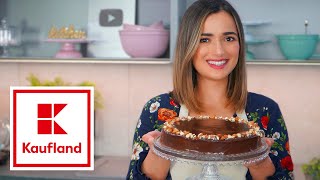 👩‍🍳 🍫 🎂 Einfach Backen NobakeRezept Schokokuchen mit Butterkeksen und Mandeln  Kikis Kitchen [upl. by Grosz193]