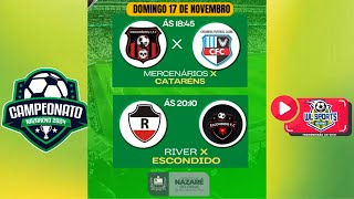 CAMPEONATO NAZARENO 2024  JOGOS DE DOMINGO 17  11  2024 [upl. by Nahtam811]