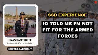 Recommended for Merchant Navy  SSB Experience of Prashant Koti w Col M M Nehru [upl. by Tien]