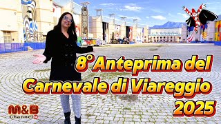 Carnevale di Viareggio 20258°Anteprima dei lavori x il Carnevale di Viareggio 2025 [upl. by Rebmak]